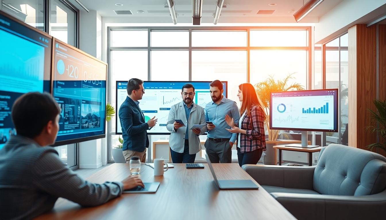 Enterprise software dashboards and business process automation